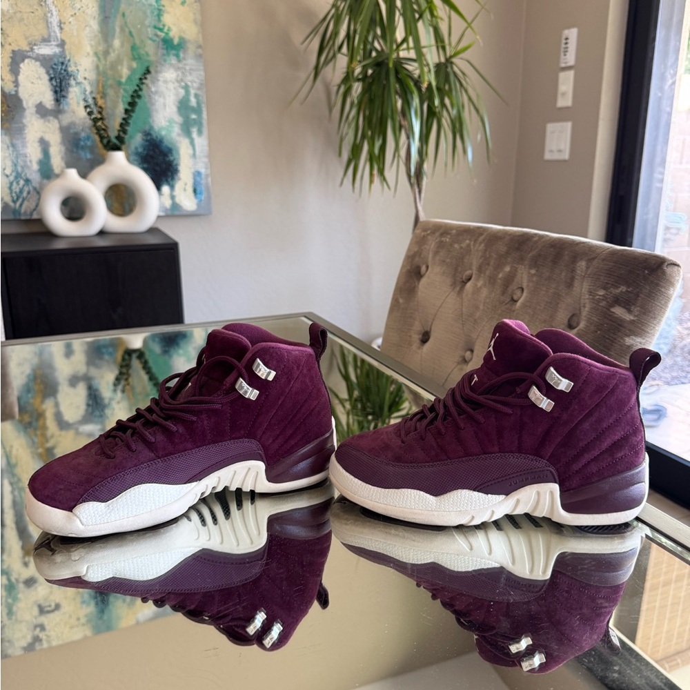 Burgundy Jordans